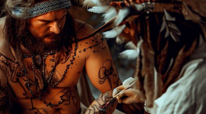 Fue el tatuaje el verdadero origen de la acupuntura a traves del chamanismo